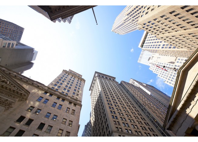 Фотообои Высотные здания в финансовом районе Уолл-Стрит